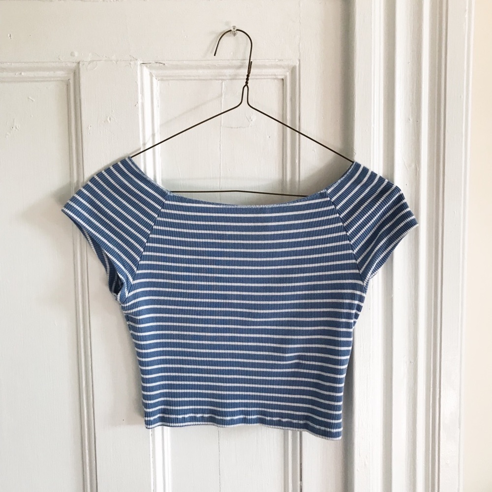 Brandy Melville Stripped Crop Top